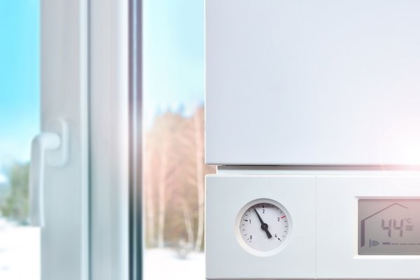 Modern combi boiler installation, representative of Steve Carter Services' work